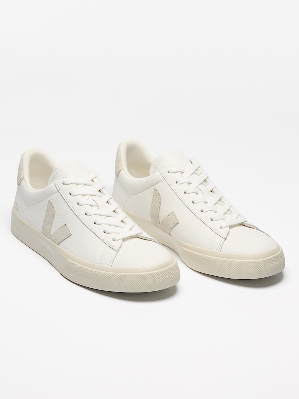 Veja Campo White Natural Leather Sneakers Unisex Mens 7 Womens 9